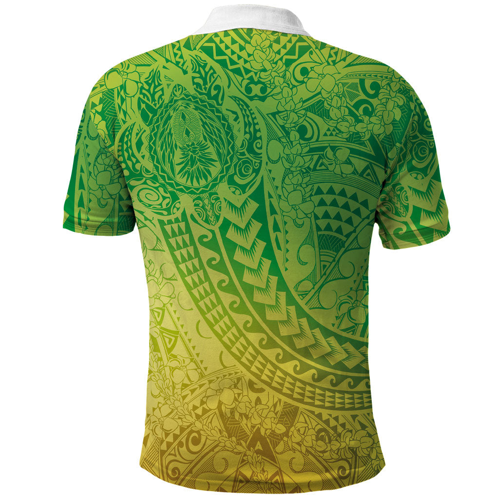 Hawaiian Turtles and Leis Polo Shirt Tribal Kakau Pattern Fresh Summer Vibe LT03 - Polynesian Pride
