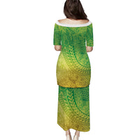 Hawaiian Turtles and Leis Puletasi Tribal Kakau Pattern Fresh Summer Vibe LT03 - Polynesian Pride