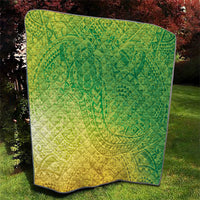 Hawaiian Turtles and Leis Quilt Tribal Kakau Pattern Fresh Summer Vibe LT03 - Polynesian Pride