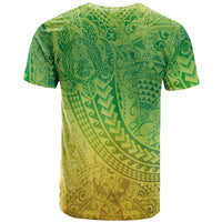 Hawaiian Turtles and Leis T Shirt Tribal Kakau Pattern Fresh Summer Vibe LT03 - Polynesian Pride