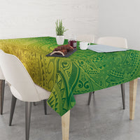 Hawaiian Turtles and Leis Tablecloth Tribal Kakau Pattern Fresh Summer Vibe LT03 - Polynesian Pride