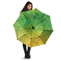 Hawaiian Turtles and Leis Umbrella Tribal Kakau Pattern Fresh Summer Vibe LT03 - Polynesian Pride