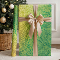 Hawaiian Turtles and Leis Wrapping Paper Tribal Kakau Pattern Fresh Summer Vibe LT03 - Polynesian Pride