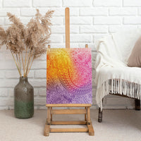 Hawaiian Turtles and Leis Canvas Wall Art Tribal Kakau Pattern Magical Rainbow Sky LT03 - Polynesian Pride