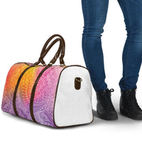 Hawaiian Turtles and Leis Travel Bag Tribal Kakau Pattern Magical Rainbow Sky LT03 - Polynesian Pride