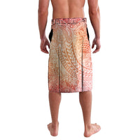 Hawaiian Turtles and Leis Lavalava Tribal Kakau Pattern Peach Fuzz Color LT03 - Polynesian Pride