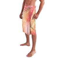 Hawaiian Turtles and Leis Lavalava Tribal Kakau Pattern Peach Fuzz Color LT03 - Polynesian Pride