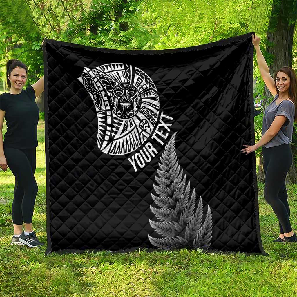 Personalised New Zealand Maori Art Tattoo and Silver Fern Quilt LT03 - Polynesian Pride