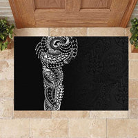 Polynesian Art Traditional Tattoo Pattern Rubber Doormat