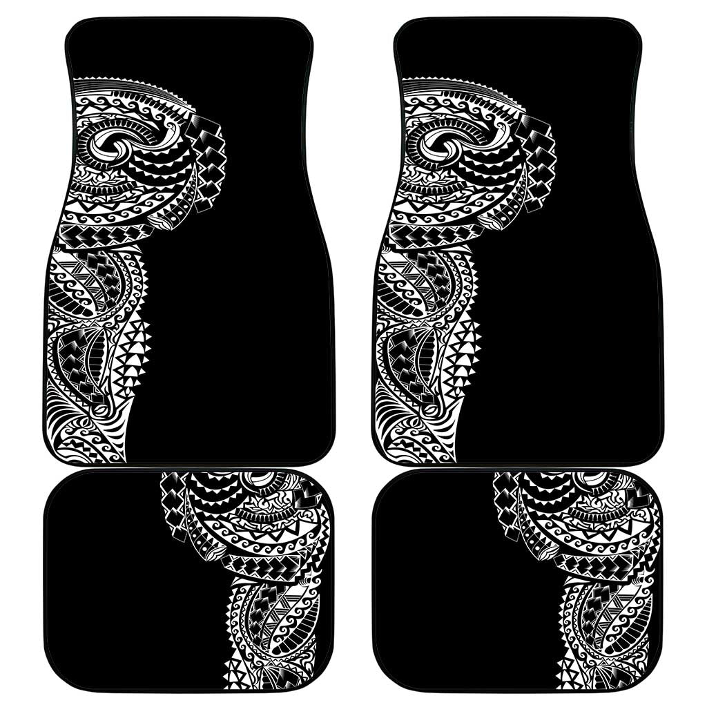 Polynesian Art Traditional Tattoo Car Mats Simple Style