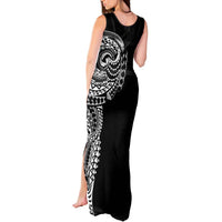 Polynesian Art Traditional Tattoo Tank Maxi Dress Simple Style