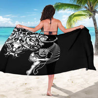 New Zealand Maori Warrior Rugby Sarong Silver Fern