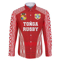 Custom Tonga Pacific Rugby 2024 Family Matching Puletasi and Hawaiian Shirt Ngatu Tribal Pattern