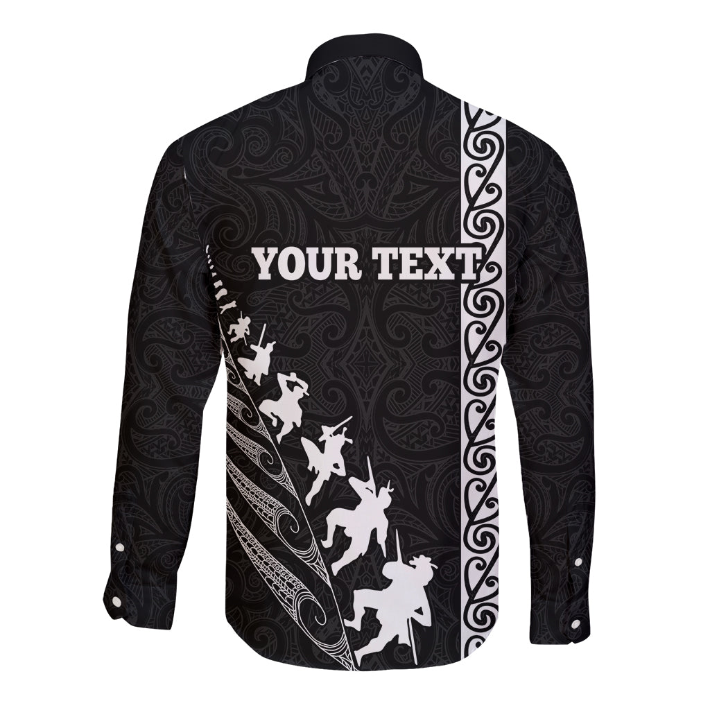 custom-new-zealand-rugby-long-sleeve-button-shirt-haka-dance-tribal-god-mask-maori-pattern