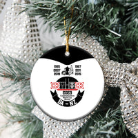 Personalised South Africa and New Zealand Ceramic Ornament Champion History Go Final 2023 Vintage Style LT03 - Polynesian Pride