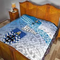 New Zealand Nelson Quilt Nelson's Flag and Seal - Maori Art Tattoo LT03 - Polynesian Pride