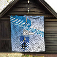 New Zealand Nelson Quilt Nelson's Flag and Seal - Maori Art Tattoo LT03 - Polynesian Pride