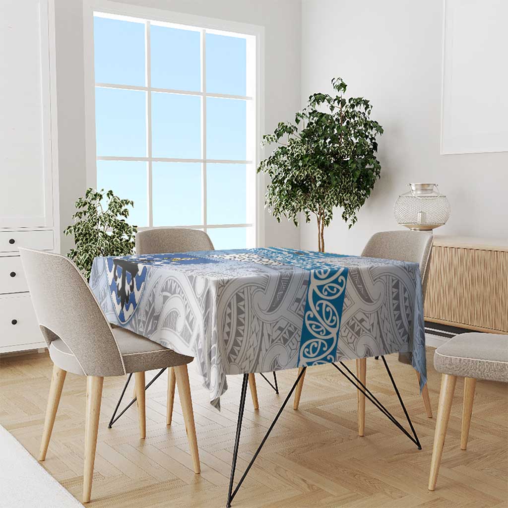 New Zealand Nelson Tablecloth Nelson's Flag and Seal - Maori Art Tattoo