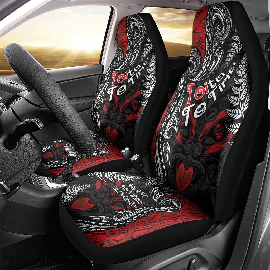 Aotearoa Toitu Te Tiriti Car Seat Cover New Zealand Honour the Treaty - Te Tiriti Is Us
