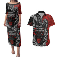 Aotearoa Toitu Te Tiriti Couples Matching Puletasi and Hawaiian Shirt New Zealand Honour the Treaty - Te Tiriti Is Us