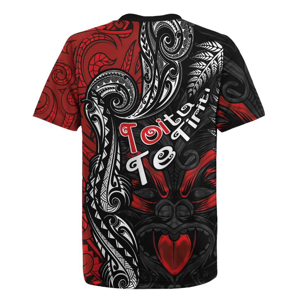 Aotearoa Toitu Te Tiriti Rugby Jersey New Zealand Honour the Treaty - Te Tiriti Is Us