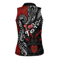 Aotearoa Toitu Te Tiriti Women Sleeveless Polo Shirt New Zealand Honour the Treaty - Te Tiriti Is Us LT03 - Polynesian Pride