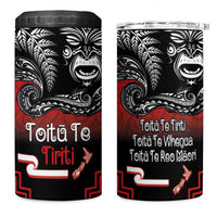 Aotearoa Toitu Te Tiriti 4 in 1 Can Cooler Tumbler New Zealand Honour the Treaty - Fight Together
