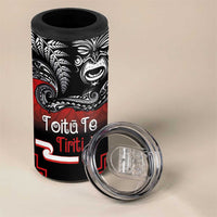 Aotearoa Toitu Te Tiriti 4 in 1 Can Cooler Tumbler New Zealand Honour the Treaty - Fight Together