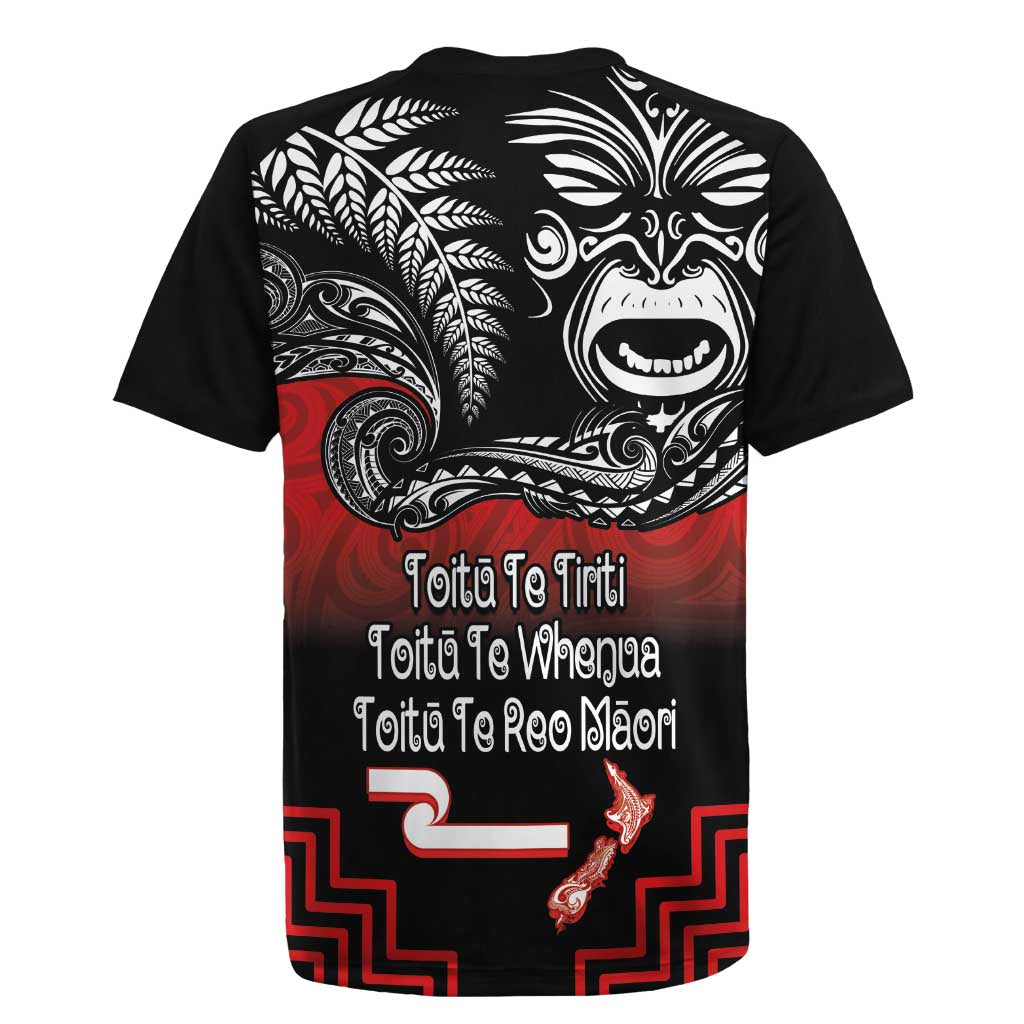 Aotearoa Toitu Te Tiriti Rugby Jersey New Zealand Honour the Treaty - Fight Together