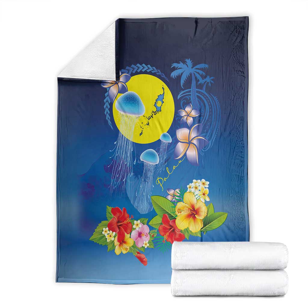 Palau Jellyfish Blanket Ocean Heritage Tropical Plants - Polynesian Pride