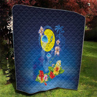 Palau Jellyfish Quilt Ocean Heritage Tropical Plants - Polynesian Pride
