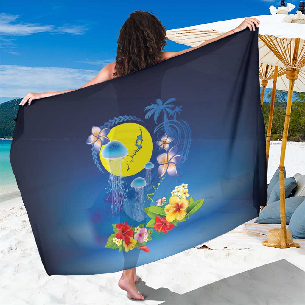 Palau Jellyfish Sarong Ocean Heritage Tropical Plants - Polynesian Pride