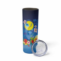 Palau Jellyfish Skinny Tumbler Ocean Heritage Tropical Plants - Polynesian Pride