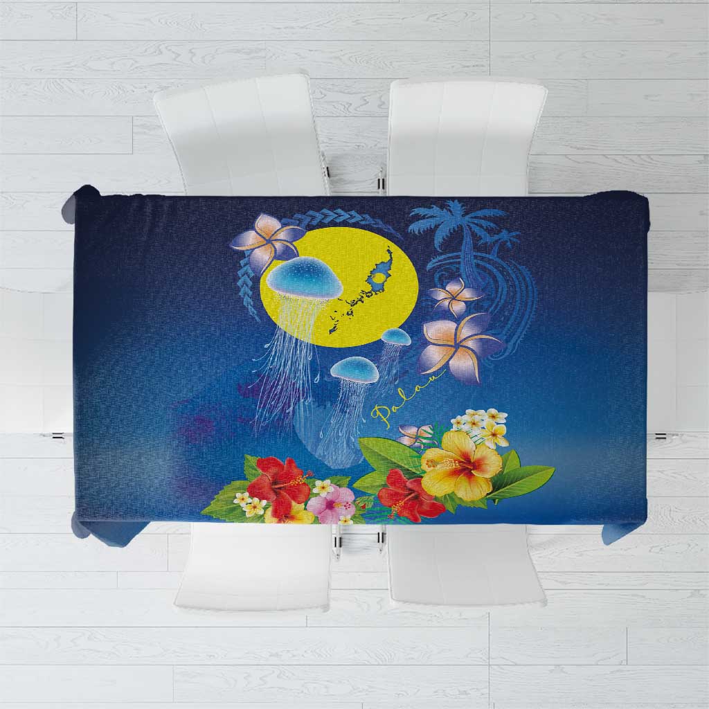 Palau Jellyfish Tablecloth Ocean Heritage Tropical Plants - Polynesian Pride