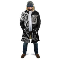 Hawaiian Manta Rays Cloak Tribal Hibiscus Polynesian Tattoos Black Color - Polynesian Pride