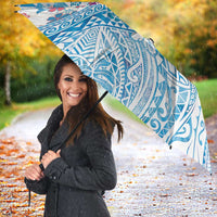 Hawaiian and Japanese Culture Together Umbrella Tropical Honu with Japanese Elements Blue Color LT03 - Polynesian Pride