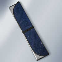 Aotearoa New Zealand New Year Auto Sun Shade Tribal Koru Tattoo Blue Galaxy Maori Silver Fern