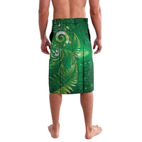 Aotearoa New Zealand New Year Lavalava Tribal Koru Tattoo Green Galaxy Maori Silver Fern
