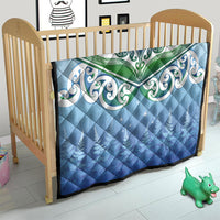 Aotearoa New Zealand New Year Quilt Maori Motifs with Silver Fern and Matariki Stars