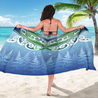 Aotearoa New Zealand New Year Sarong Maori Motifs with Silver Fern and Matariki Stars
