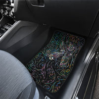 Aotearoa Moko Tribal Tattoo Car Mats New Zealand Maori Penguin and Fantail Paua Shell Style LT03 - Polynesian Pride