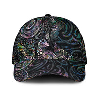 Aotearoa Moko Tribal Tattoo Classic Cap New Zealand Maori Penguin and Fantail Paua Shell Style