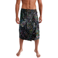 Aotearoa Moko Tribal Tattoo Lavalava New Zealand Maori Penguin and Fantail Paua Shell Style