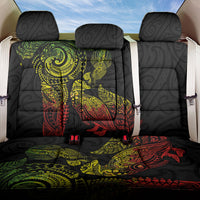 Aotearoa Moko Tribal Tattoo Back Car Seat Cover New Zealand Maori Penguin and Fantail Reggae Style