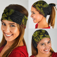 Aotearoa Moko Tribal Tattoo Neck Gaiter New Zealand Maori Penguin and Fantail Reggae Style