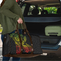 Aotearoa Moko Tribal Tattoo Travel Bag New Zealand Maori Penguin and Fantail Reggae Style