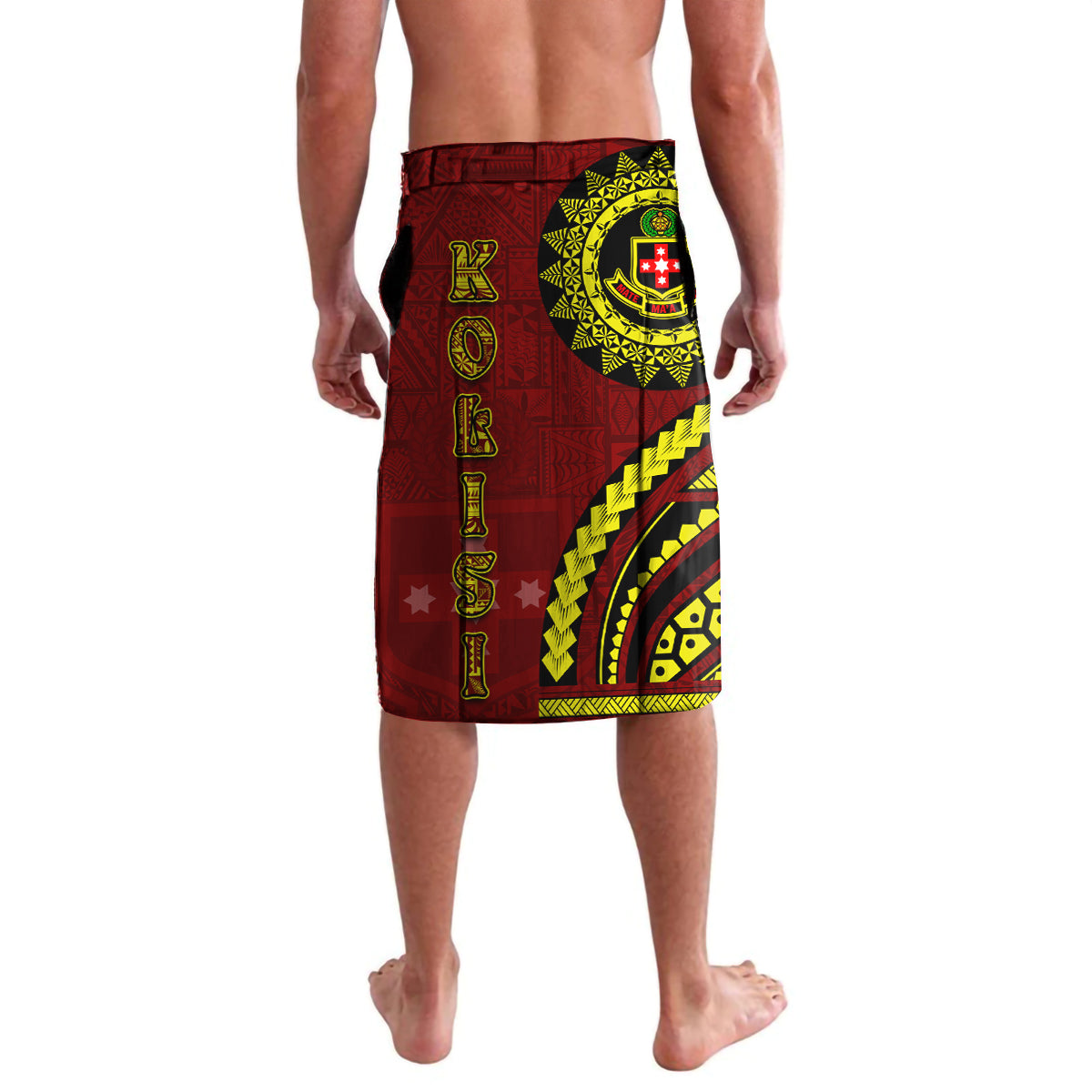 Kolisi Tonga Atele Lavalava Ngatu and Polynesian Pattern