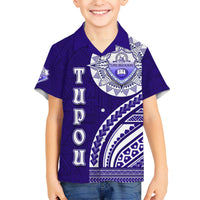 Tupou College Toloa Hawaiian Shirt Ngatu and Polynesian Pattern