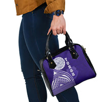 Tupou College Toloa Shoulder Handbag Ngatu and Polynesian Pattern