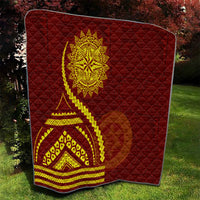 Tonga High School Quilt Ngatu and Polynesian Pattern